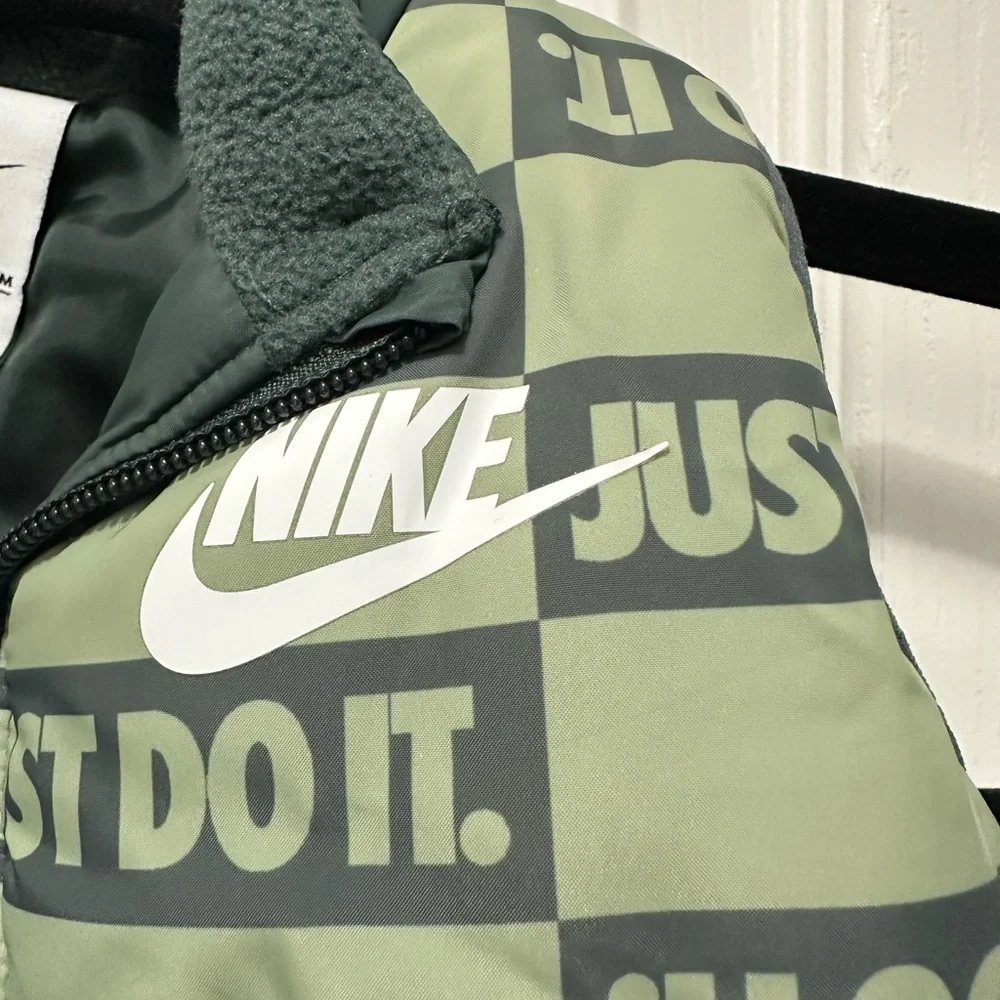 Nike Kids Puffer Jacket - Olive‎ Green